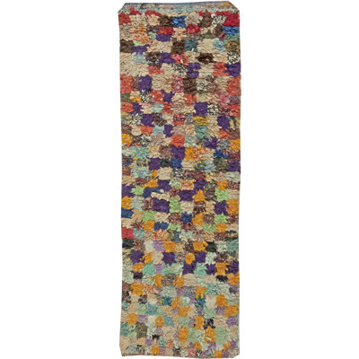 One-of-a-Kind Runner 2'5" X 7'2" Hand Knotted Area Rug