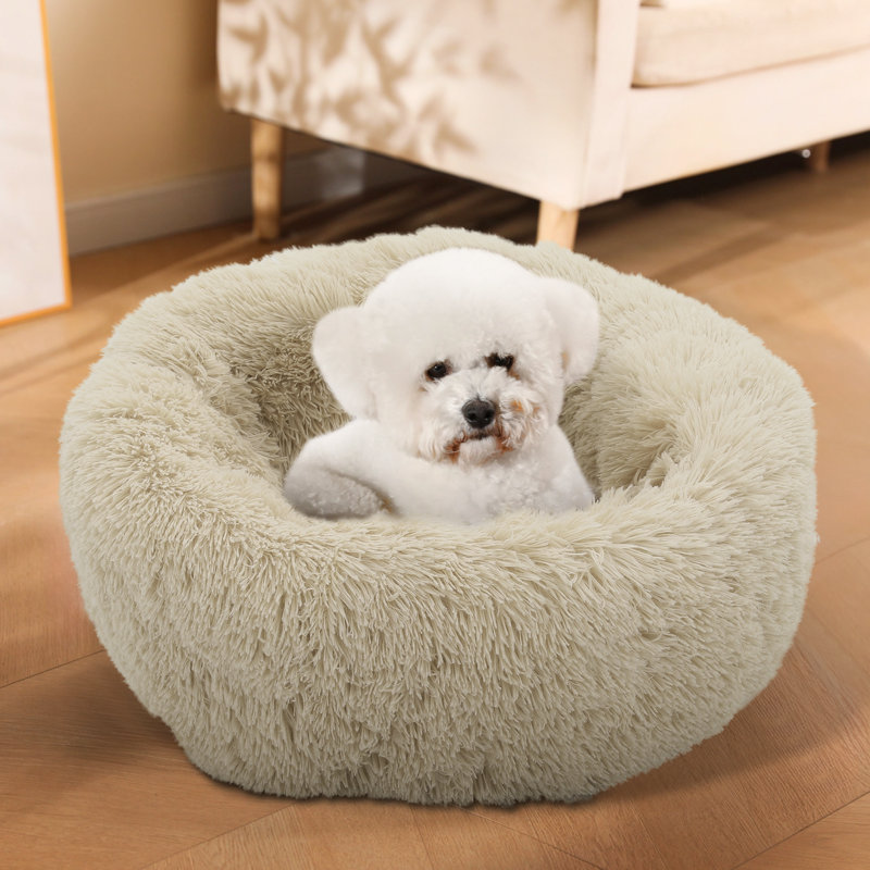 Lit de caisse pour chien ultra-doux, chenil lavable et antidérapant pour petits et moyens chiens, Brun