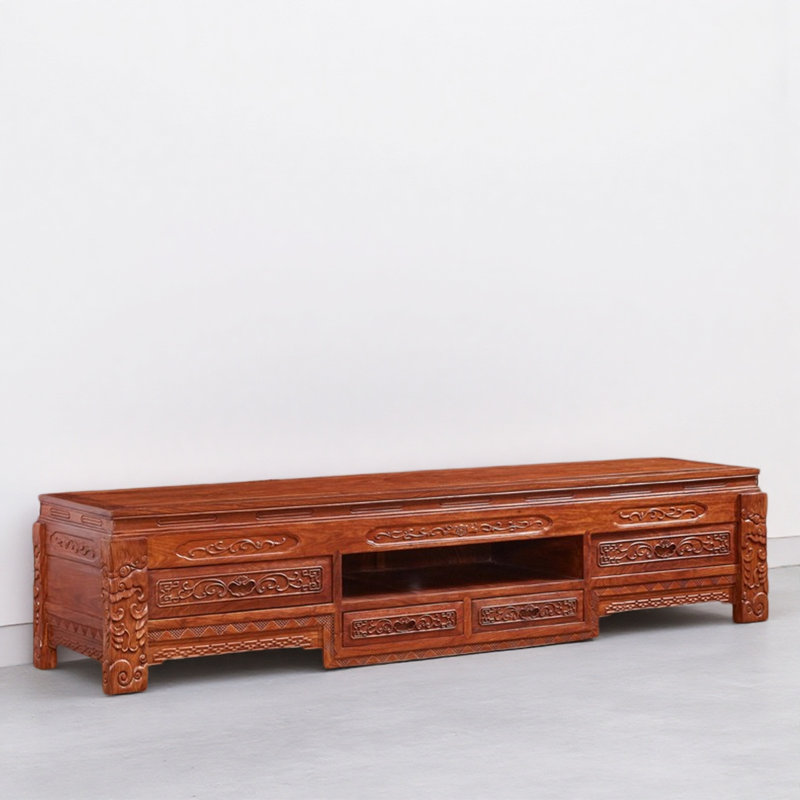 Creative Brown TV Stand, H 18,5 po x L 86,61 po x l 18,9 po