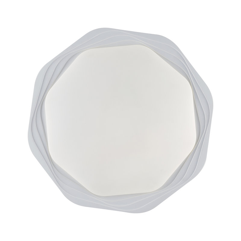 Candence Acrylic LED Flush Mount, 42Cm x 42Cm x 6Cm