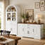 Ensemble de buffet 2 pièces avec rangement 2 pièces Farmhouse-112384032
