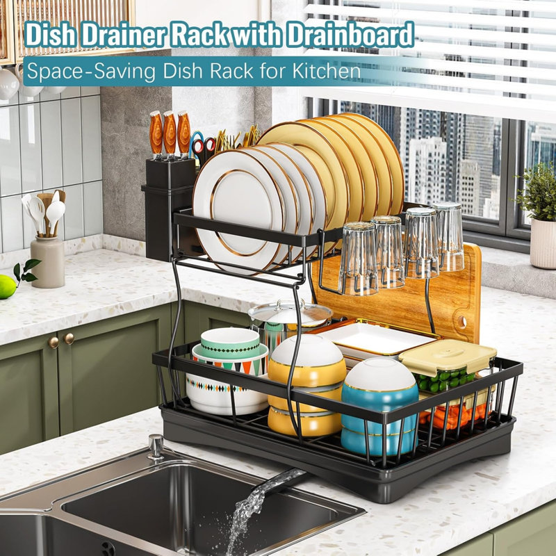 Two Tier Dish Rack