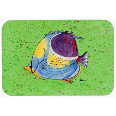 Planche à découper en verre de poisson tropical caroline