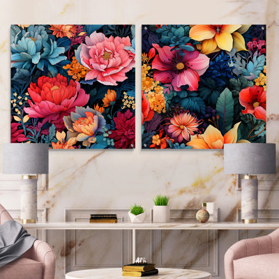 Lenna - ensemble de 2 art mural en verre acrylique