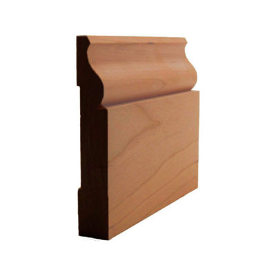 Plinthe Colonial de 4 po de hauteur x 11/16 po. Sans finition