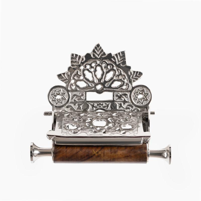 Agir Wall Mounted Toilet Paper Holder, Chrome