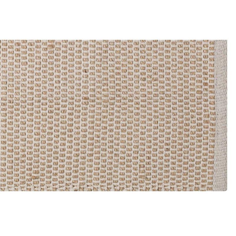 Tapis en jute de coton mat pour le salon 24 po x 36 po Lavable à la machine_Nature