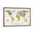 Toile encadrée de bois rustique foncé