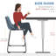 Tabouret de comptoir 24 po Charmia