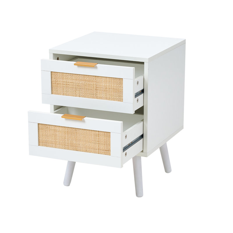 Bedside Table, White