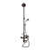 P1049 Exposed Thermostatic Shower System 36" Wall Mounted with Hand shower and Lever/Cross Handles