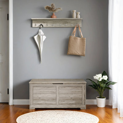 Kebra Flip-Top Manufactured Wood Storage Bench