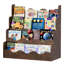 Johnson Wavy Wooden Front Facing Bookshelf-107398883
