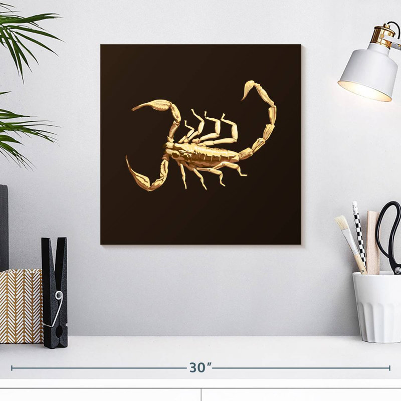 Crowle Venomous Scorpion, H 16 po x l 16 po