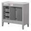 Meuble-lavabo 36 po avec lavabo, armoire de salle de bain avec tiroirs, structure solide et panneau de fibres à densité moyenne-1270386310