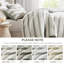 Twin/twin Xl - Dyed Comforter With Modern Minimalist Stripes, Soft Microfiber Reverse, And Breathable Fill, Sage 2 Piece Pillow Sham All Season Layering, ,