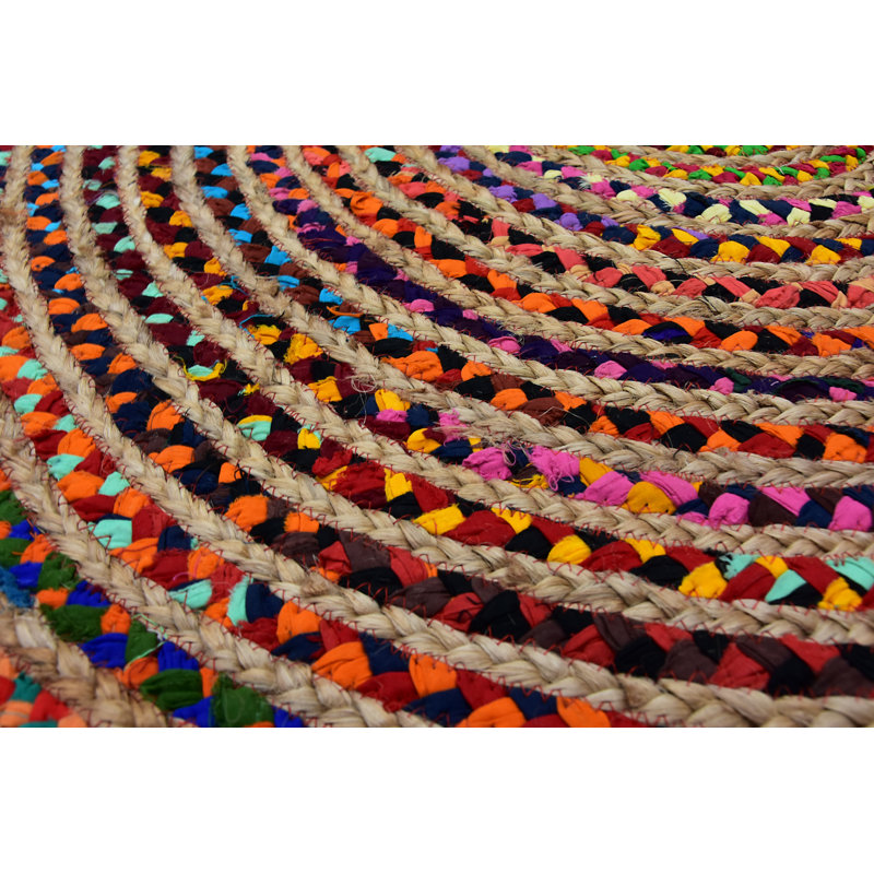 Oval Roberta Geometric Hand Woven Area Rug, Oval 120 x 180cm