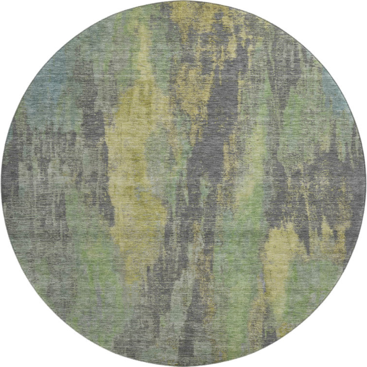 Premium Machine Washable Lampkins AMF1648 Abstract Rug