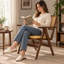 Armchair in Tan