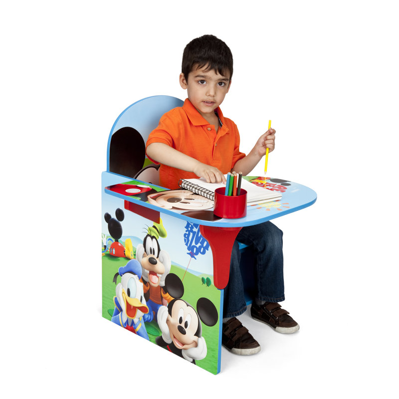 Mickey Kids Study 21.5" W Writing Desk and Chair set
