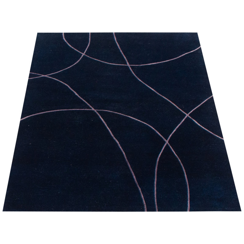 Tapis bleu foncé Aurora 3 pi 9 po x 5 pi 9 po