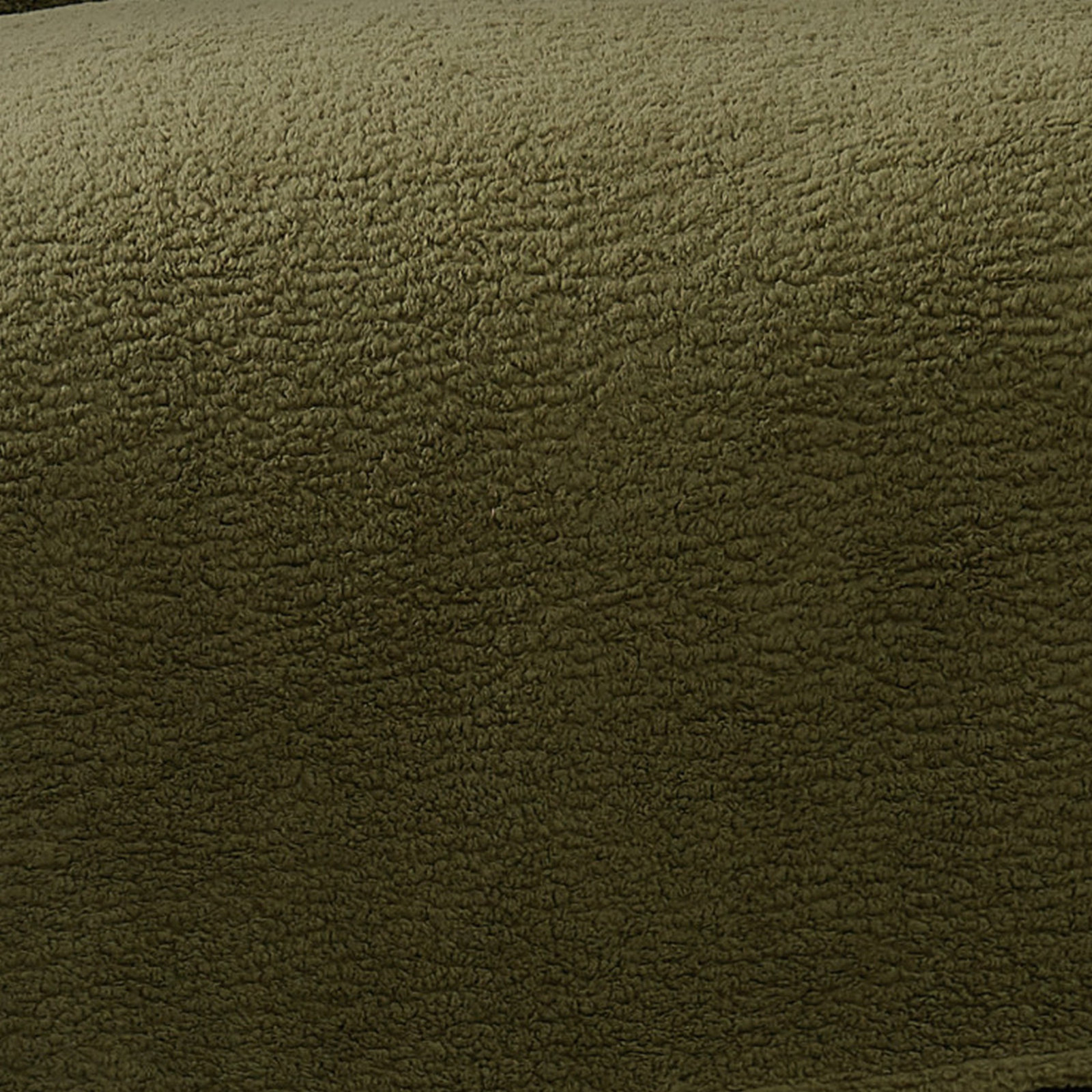 Barbrook Plain Weave/SHERPA Throw Blanket, Olive Green