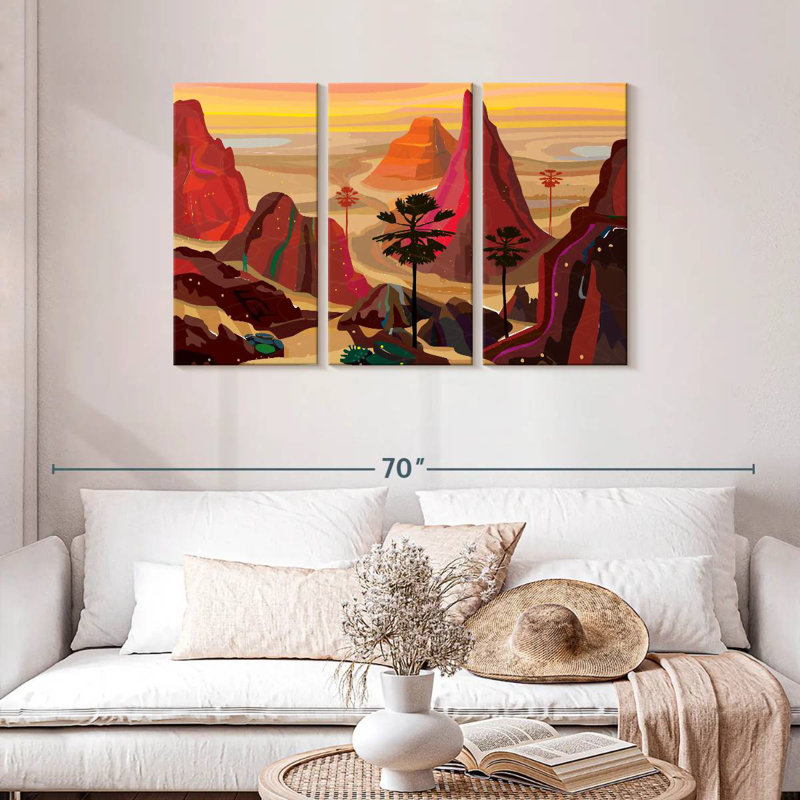 Paysage Alvord, H 28 po x l 45 po