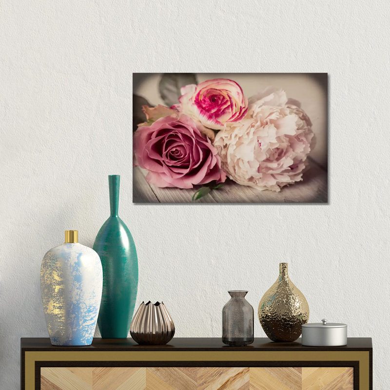 Bouquet II - Giclée sur toile tendue avec châssis, H 12 po x l 18 po
