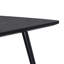 Table basse rectangulaire avec plateau en panneau de fibres à densité moyenne et base en fer - Table d'appoint facile à assembler-1621449280