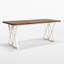 Metal Base Dining Table-2132469352
