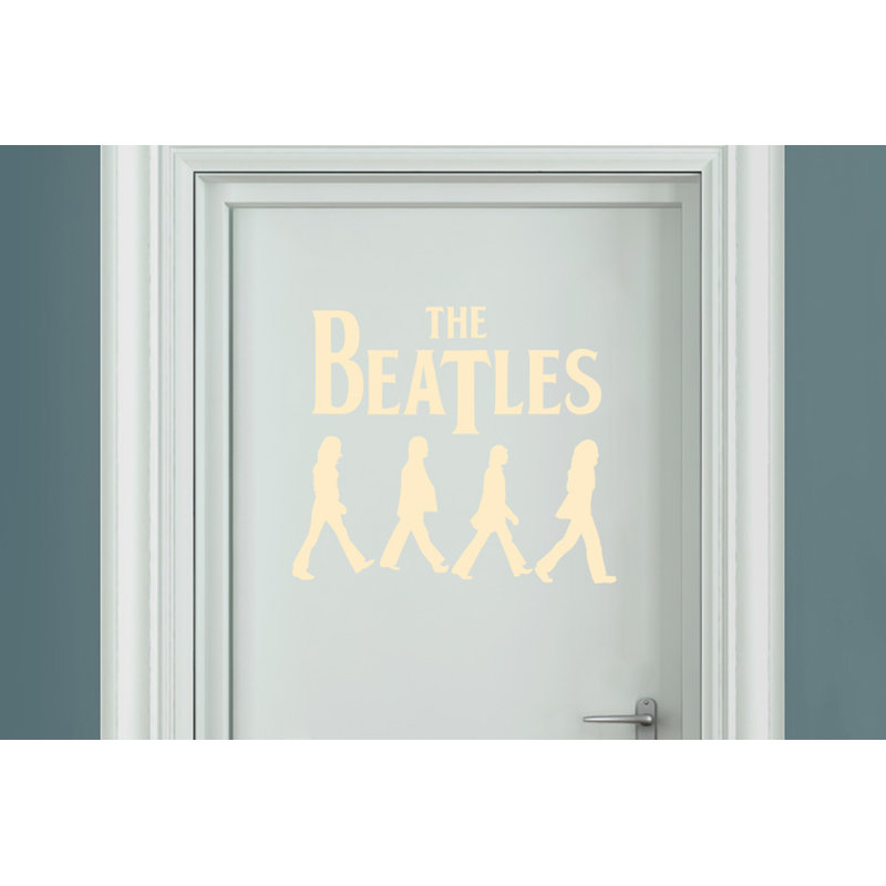 Entertainment Wall Decal, Beige