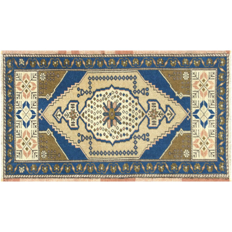 Yastic One-of-a-Kind Rectangle 1'10" X 3'2" Hand Knotted Area Rug