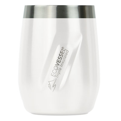 EcoVessel 296ml Triple Wall Insulated Stainless Steel Wine Tumbler