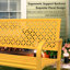 Banc d'extérieur classique en métal (jaune)-526304058