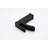 Bathroom Faucet With Waterfall Spout And Pop - Up Drain  Overflow , Matte Black Stainless Steel, Stable Water Flow Design Single Handle For Sink Overflow, Rust Beautiful Effect