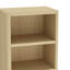 Bibliothèque ouverte moderne 28 "en chêne naturel Rivington (5 tablettes)-2132356075