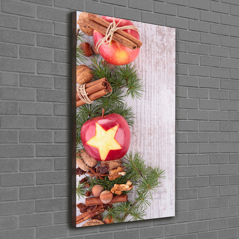 Christmas Apples - Wrapped Canvas Print