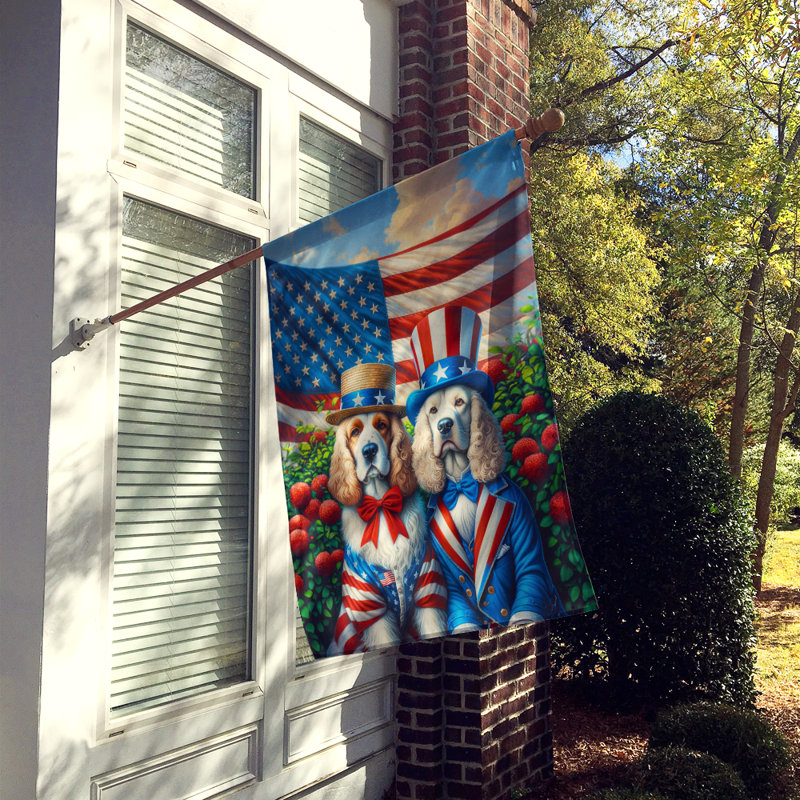 Drapeau «All American House», Épagneul clumber