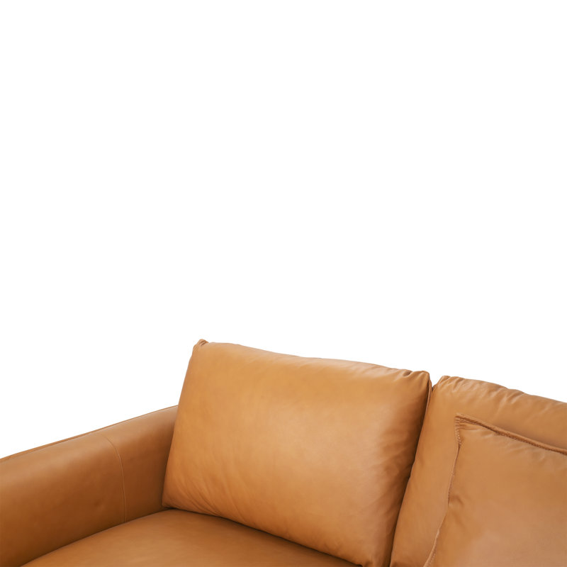 Causeuse en cuir véritable Fessler