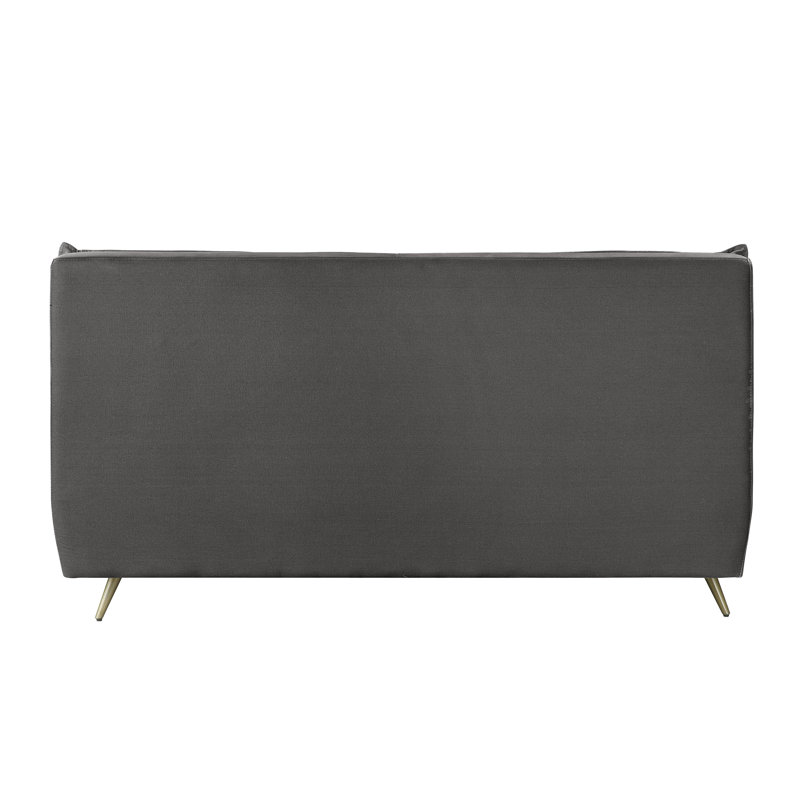 Lamarria Upholstered Low Profile Platform Bed, Queen, Gray