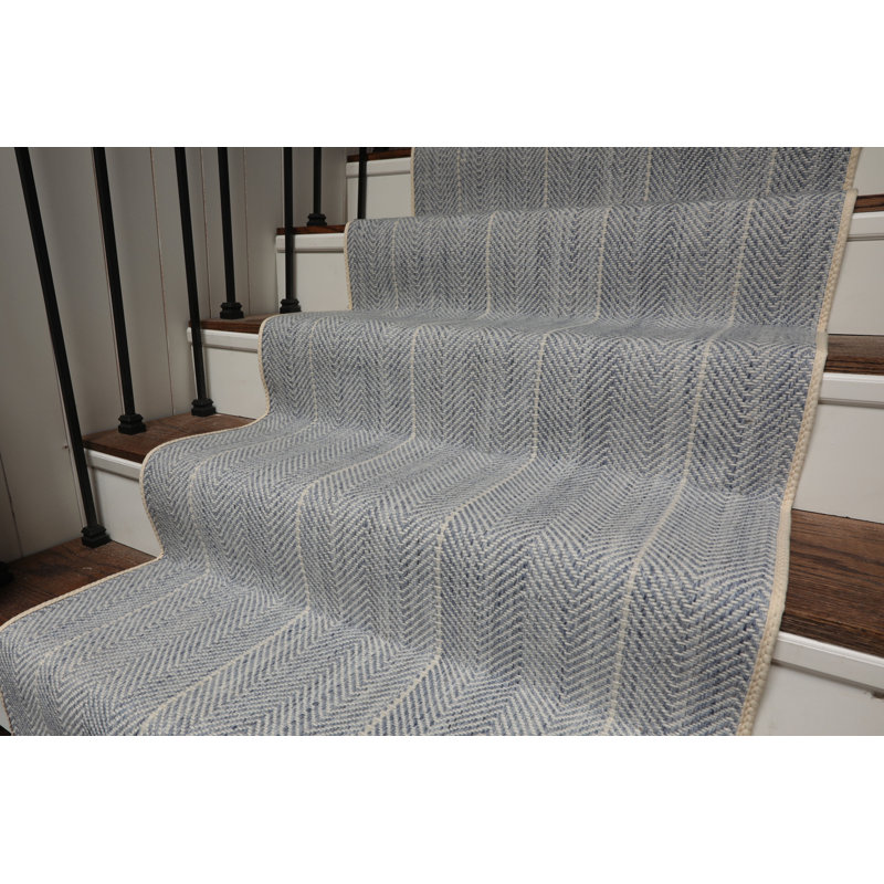 Custom Multi Size Stair Handmade Wool Rug, Runner 2'7" x 27'