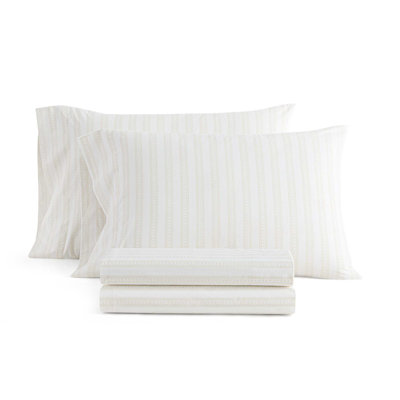 Martha Stewart Cotton Percale  Sheet Set