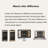 Light luxury black bookcase