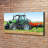 Tractor On The Field - Wrapped Canvas Print