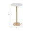 Table d'appoint à dessus en marbre Rejanae-1258955716