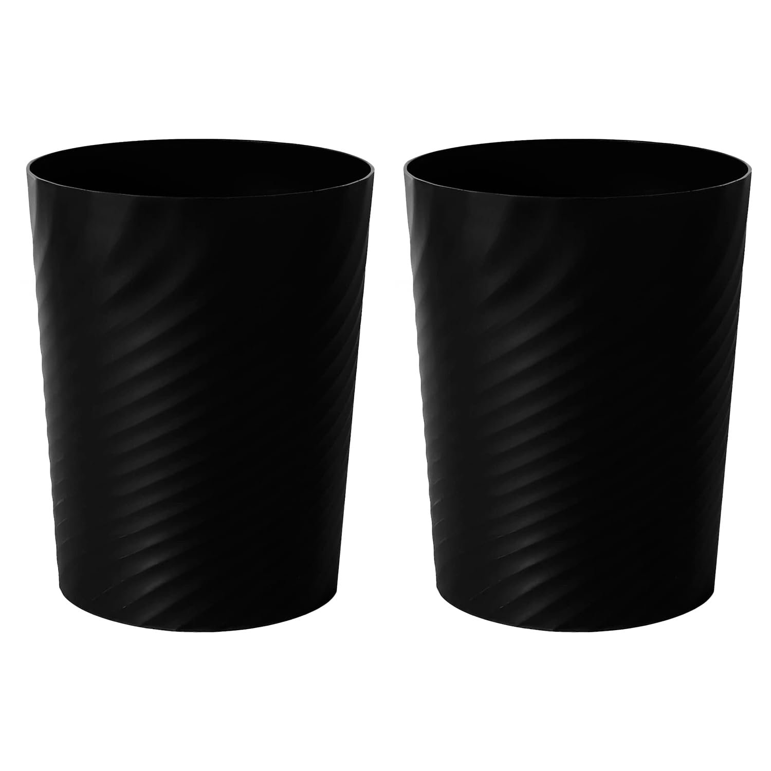 FEIYAN Trash Cans, Plastic Small Trash Can, 1.8 Gallon Bedroom Trash ...