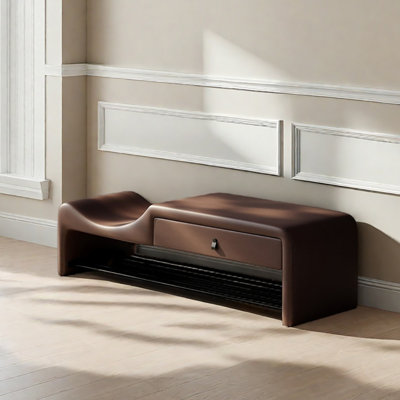 Banc de rangement pour chaussures 47,2 po