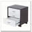 White and Black 3-drawer Rectangular Accent Table