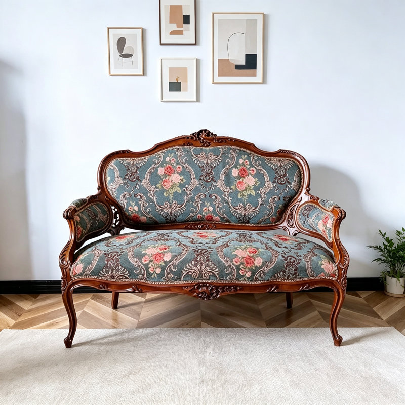 Canapé de luxe rétro américain léger