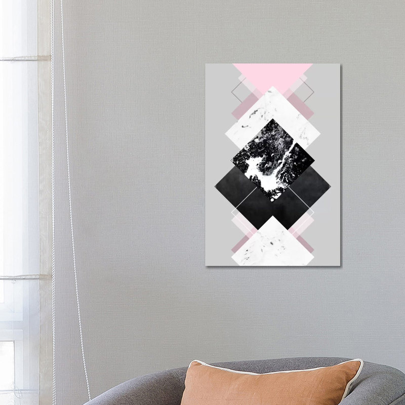 Geometric Textures VII by Mareike Böhmer - Wrapped Canvas Print